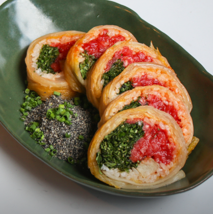 デリット聖水の熟成キムチユッケ巻き