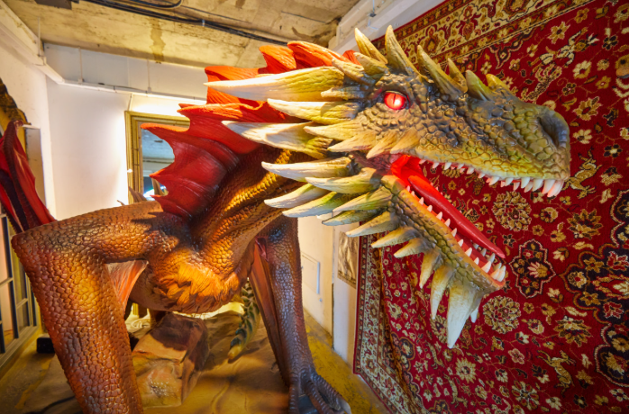 フォトゾーンドラゴン写真