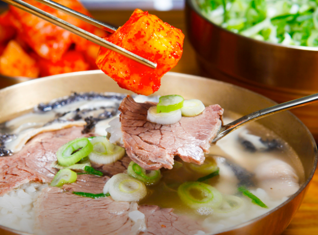 河東館の代表的なコムタン写真