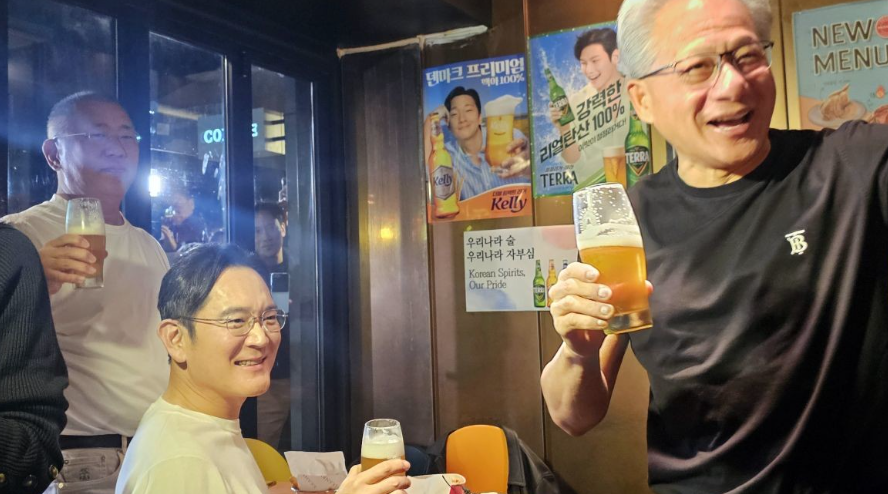 hyundai、サムスン、NVIDIAのCEOがカンブチキンで会合を開いた