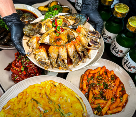 ボリュームたっぷりのカンジャンケジャンの写真